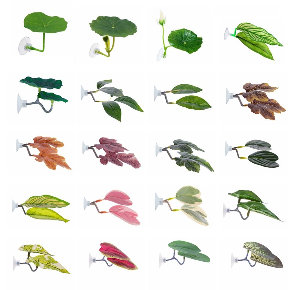 Aquarium Plant Live - Daun Teratai Plastik untuk Ikan Cupang/Tempat