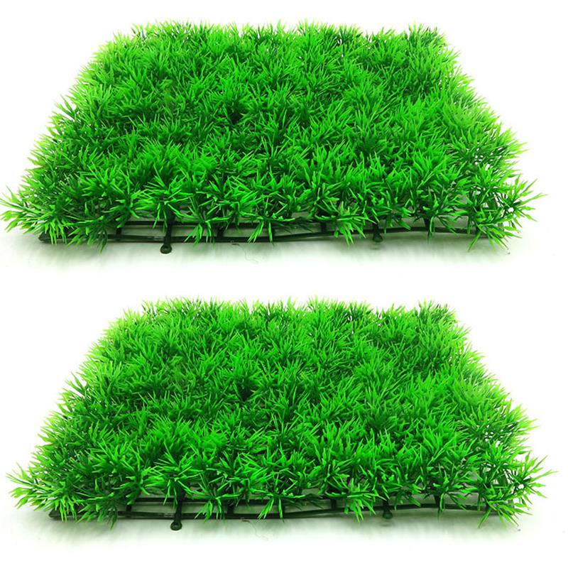 Aquarium Plant Grass - Tanaman Rumput Hijau Buatan Rumput Rumput