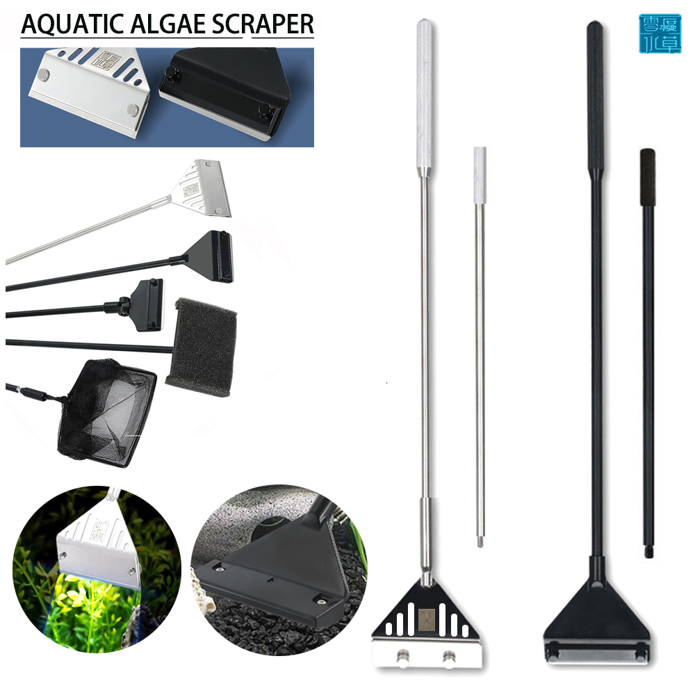 Planted Aquarium Cleaning Kit - Alat pembersih Multi-Tool tangki ikan, Stainless