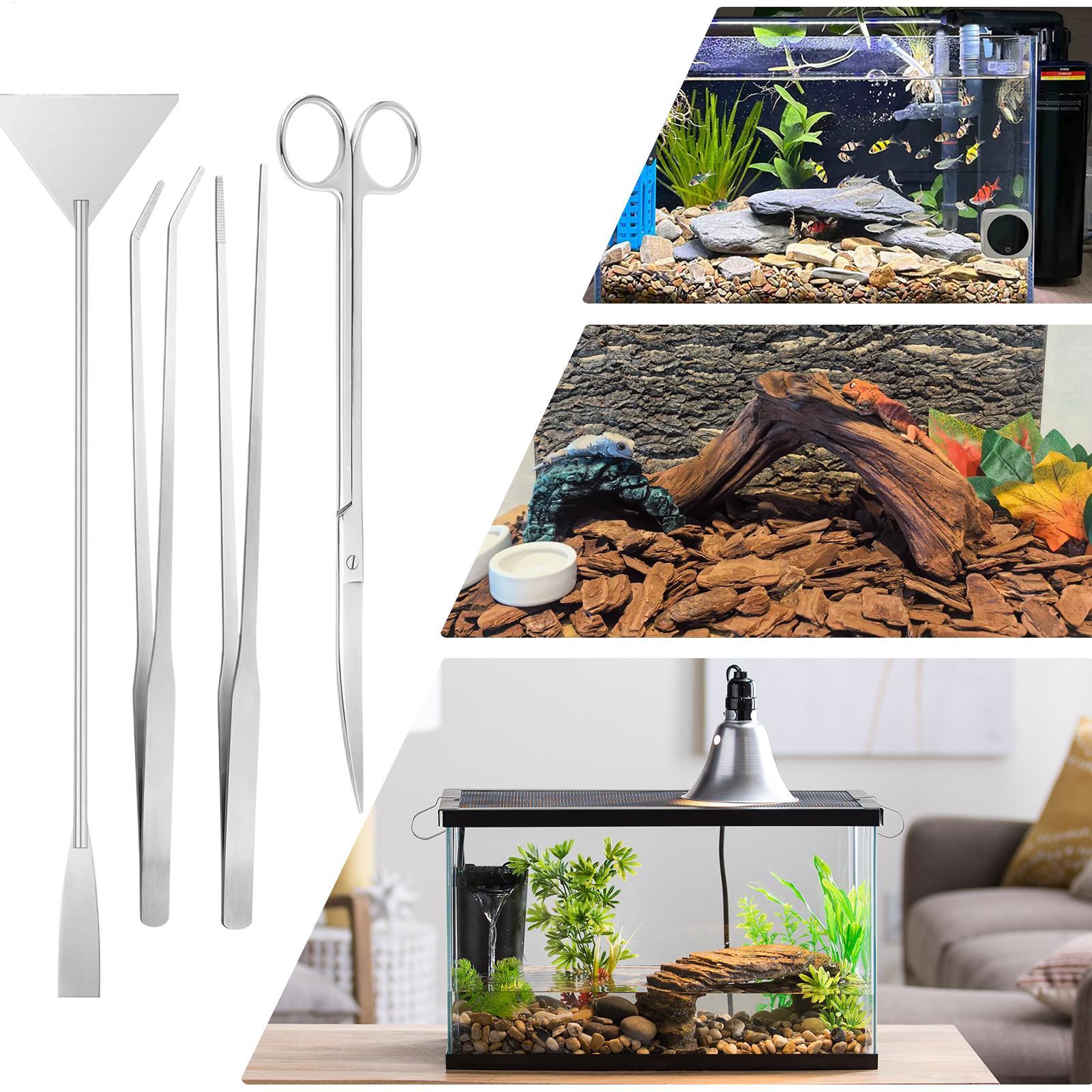 Planted Aquarium Cleaning Kit - 4 Buah Kit Alat Akuarium Set