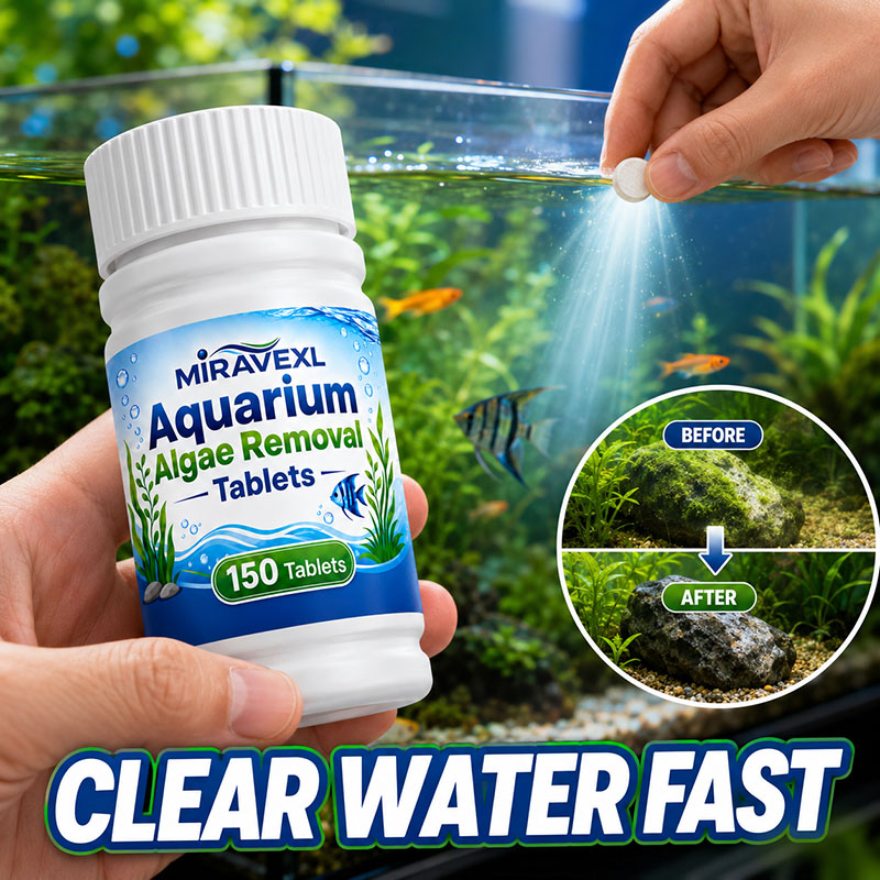Aquarium Plant In Pot - Tablet Penghilang Alga Akuarium MIRAVEXL 150,