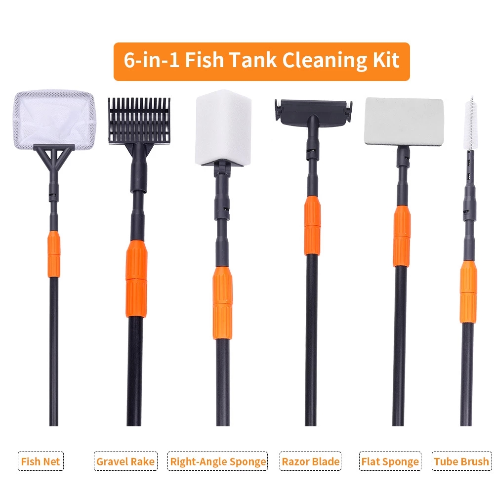 Planted Aquarium Cleaning Kit - 6 in 1 Peralatan Pembersih Akuarium