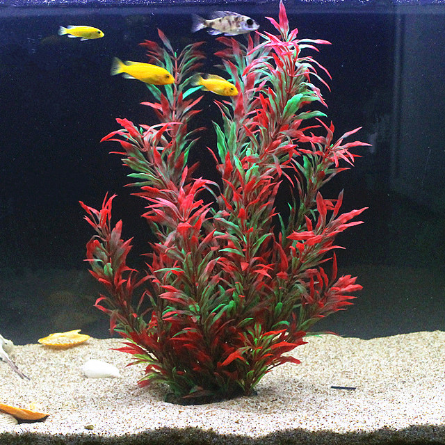 Aquarium Plant Grass - 50CM Kolam Ikan Buatan Tanaman Langka