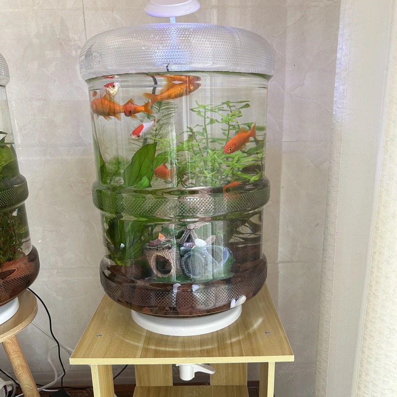 Aquarium Planted Setup - Akuarium Plastik Kreatif Bentuk Ember Air