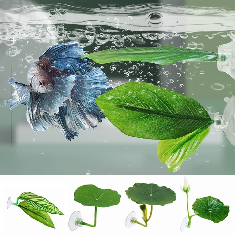 Daun Teratai Plastik untuk Ika - Aquarium Plant Live ulasan dan harga