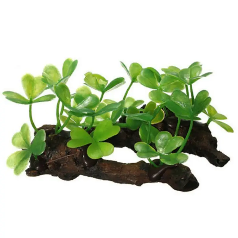 Plastik Buatan Pohon Penyu Bat - Aquarium Planted Wood ulasan dan harga