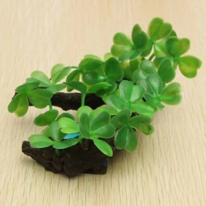 Plastik Buatan Pohon Penyu Bat - Aquarium Planted Wood ulasan dan harga