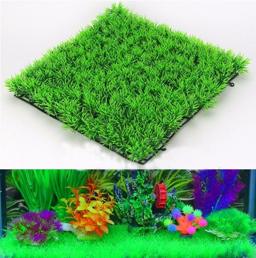 Tanaman Rumput Hijau Buatan Ru - Aquarium Plant Grass ulasan dan harga