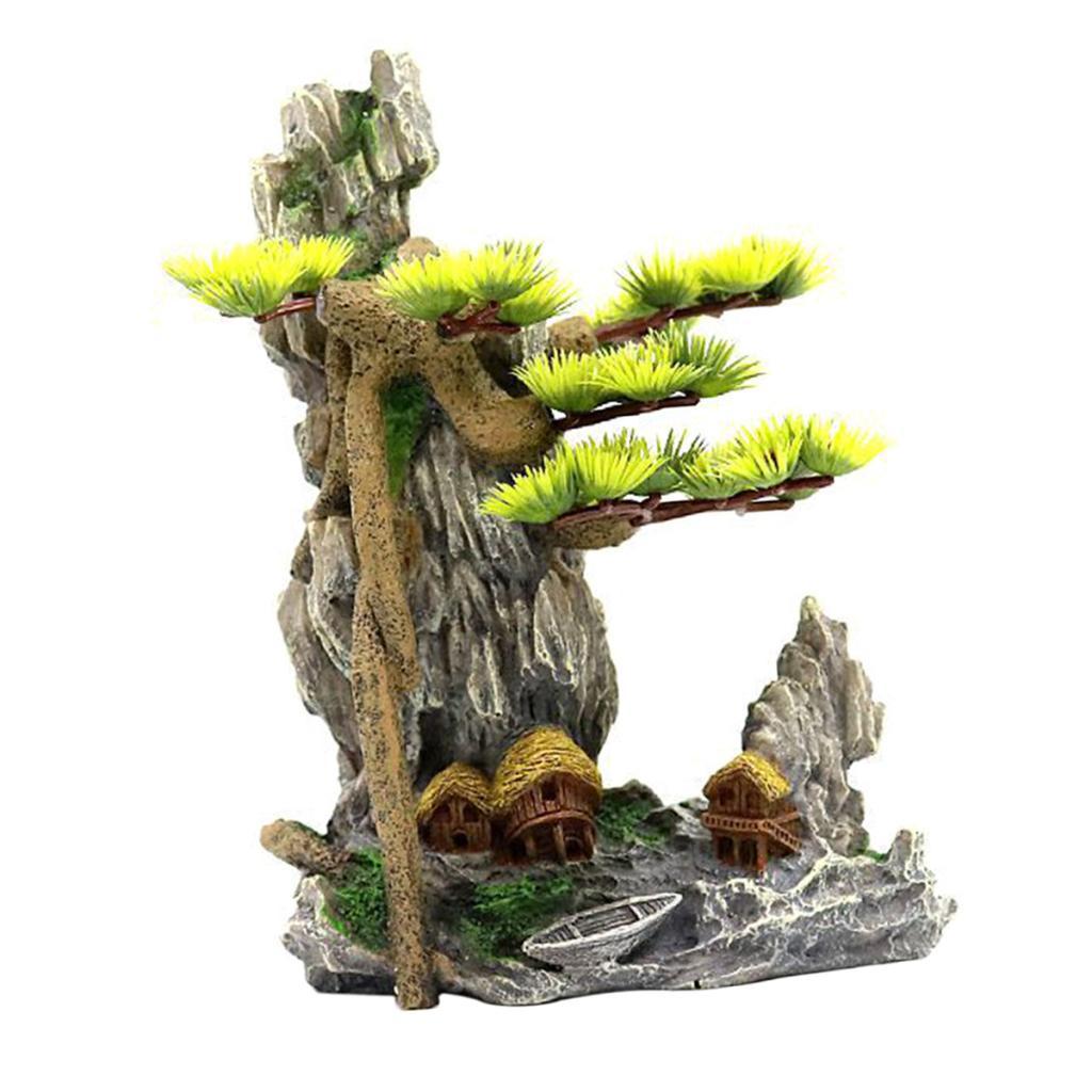 Gua Pohon Gua Reptil Gua Batan - Aquarium Planted Wood ulasan dan harga