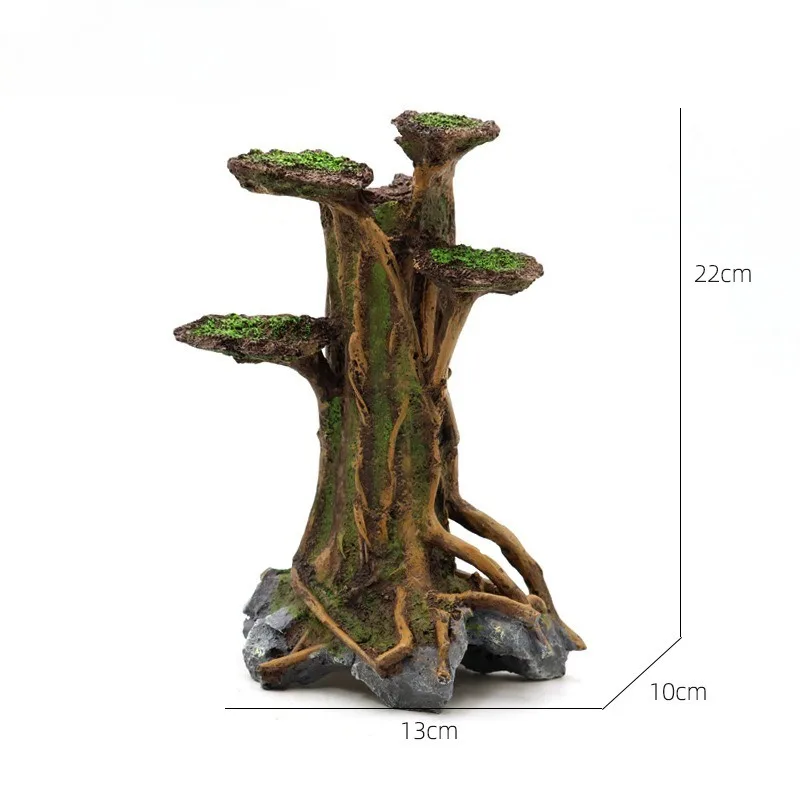 Pohon Lumut Buatan Dekorasi Ak - Aquarium Planted Wood ulasan dan harga