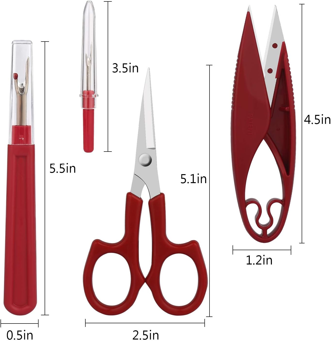 1Set alat jahitan jahitan gunt - Trimming Scissor Set ulasan dan harga