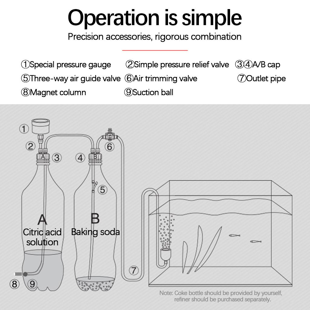 Kit Generator Sistem CO2 untuk - Aquarium Planted Setup ulasan dan harga