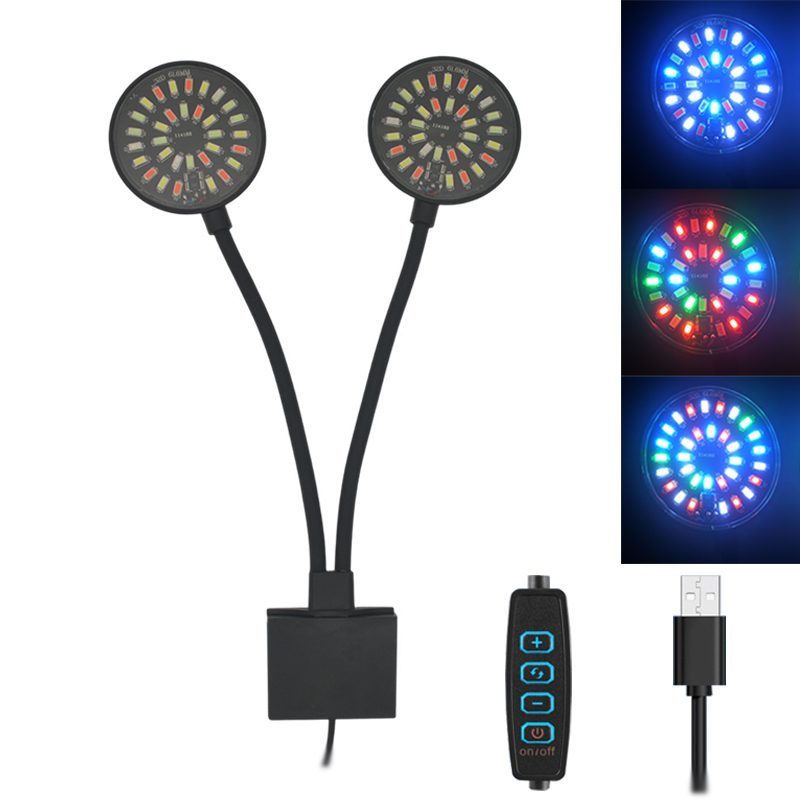 Lampu LED Akuarium USB Lampu K - Aquarium Plant Grow Light ulasan dan harga