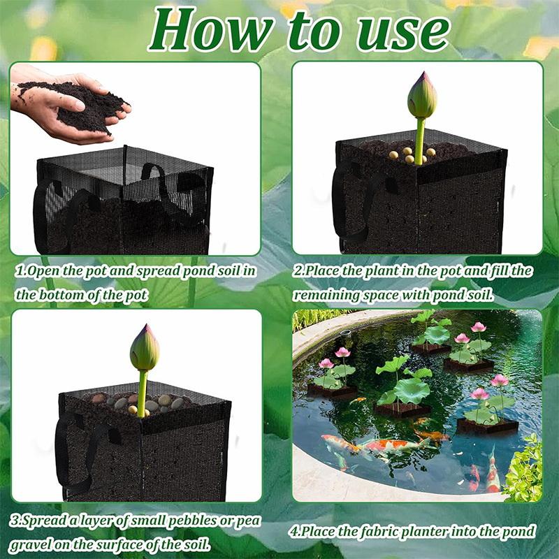 4 Buah Keranjang Tanam Kolam J - Aquarium Planted Plants ulasan dan harga