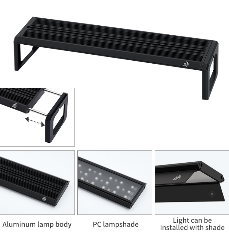 Lampu Akuarium LED UV RGB Seri - Aquarium Plant Grow Light ulasan dan harga