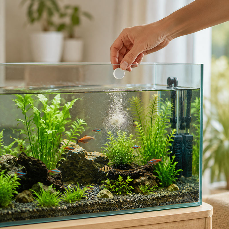 Tablet Penghilang Alga Akuariu - Aquarium Plant In Pot ulasan dan harga