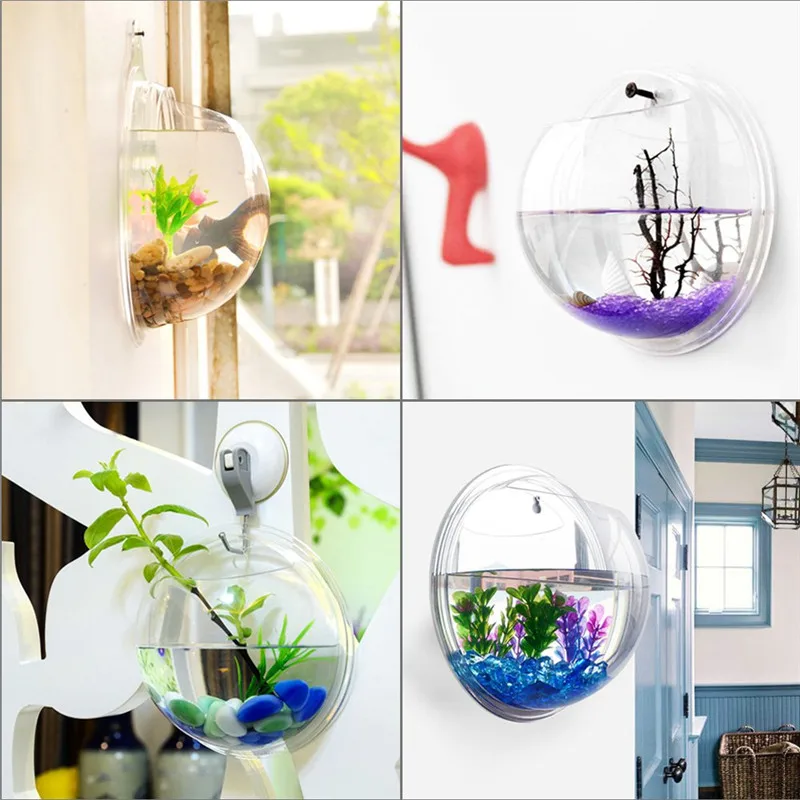 Akrilik Transparan Gantung Din - Aquarium Plant Grass ulasan dan harga