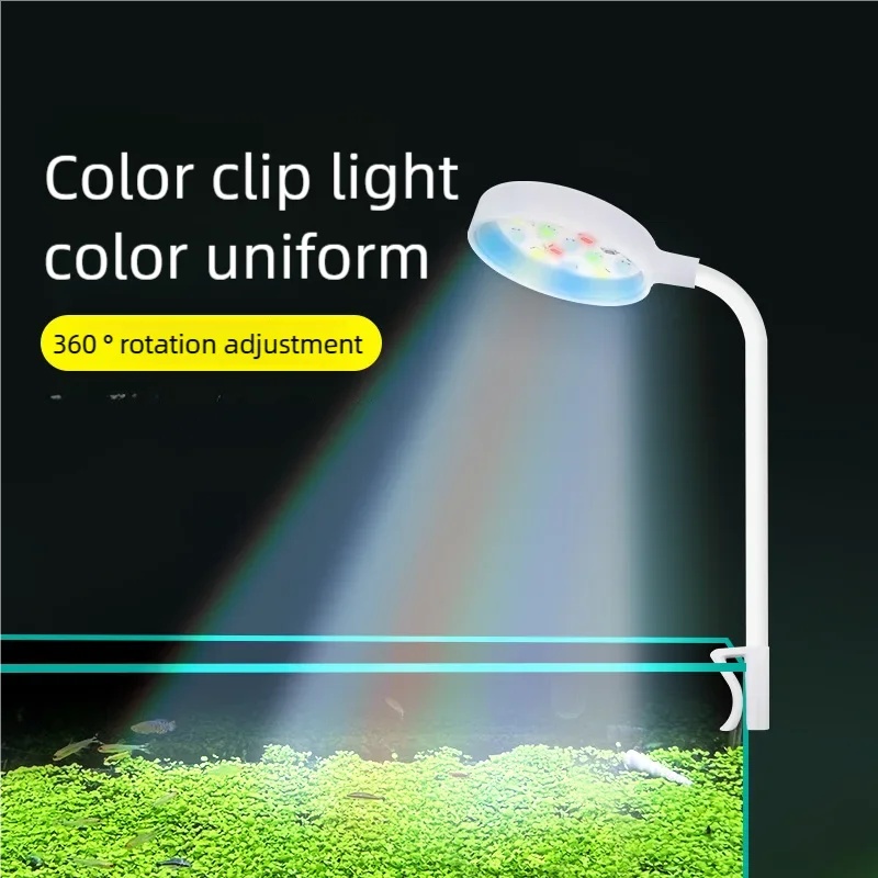 Lampu Akuarium LED 3W Clip-On  - Aquarium Plant Grow Light ulasan dan harga