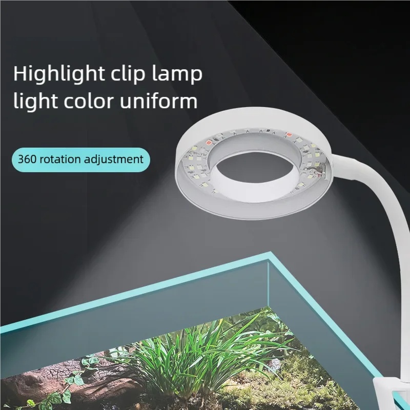 Lampu Akuarium LED 3W Clip-On  - Aquarium Plant Grow Light ulasan dan harga