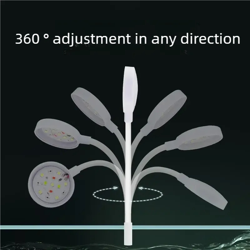 Lampu Akuarium LED 3W Clip-On  - Aquarium Plant Grow Light ulasan dan harga