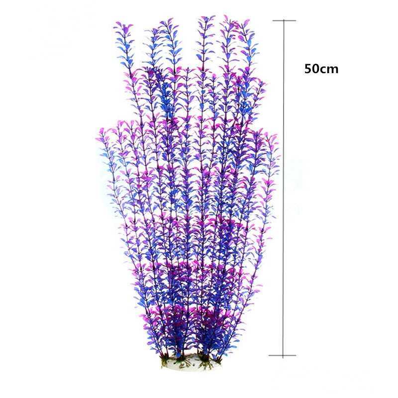 50CM Kolam Ikan Buatan Tanaman - Aquarium Plant Grass ulasan dan harga