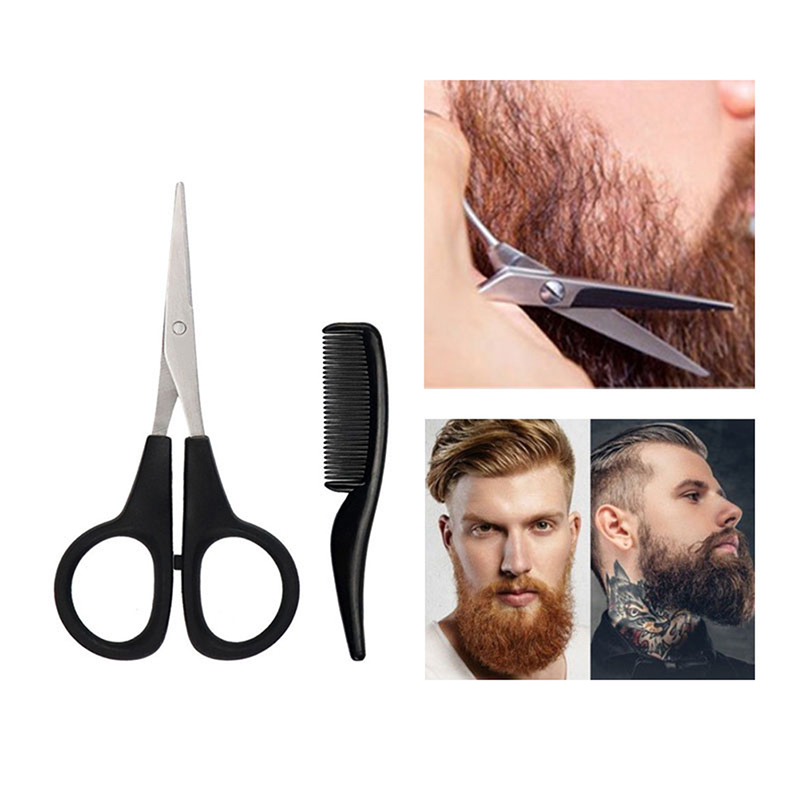 · 1 Buah Sisir Kumis Jenggot P - Trimming Scissor Set ulasan dan harga