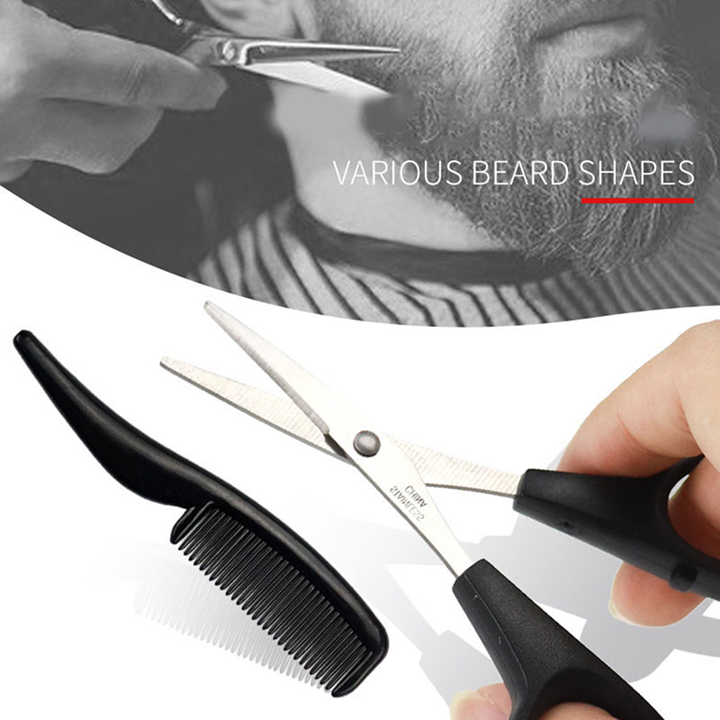 · 1 Buah Sisir Kumis Jenggot P - Trimming Scissor Set ulasan dan harga