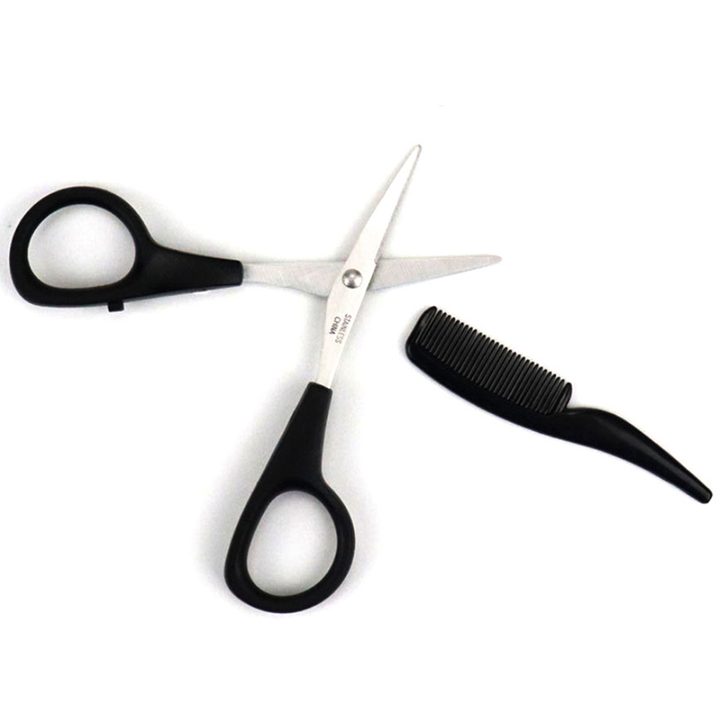 · 1 Buah Sisir Kumis Jenggot P - Trimming Scissor Set ulasan dan harga