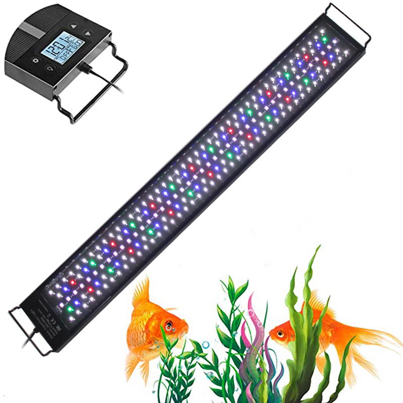 Lampu Akuarium LED Nyala Otoma - Aquarium Plant Grow Light ulasan dan harga