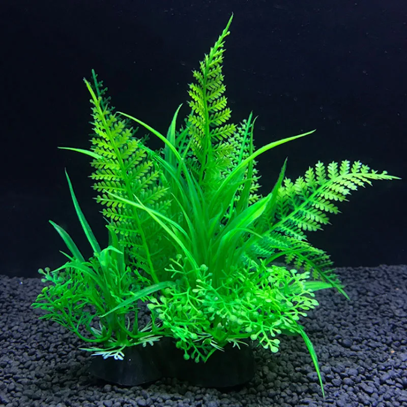 Aquarium Buatan Dekorasi Tanam - Aquarium Plant Live ulasan dan harga
