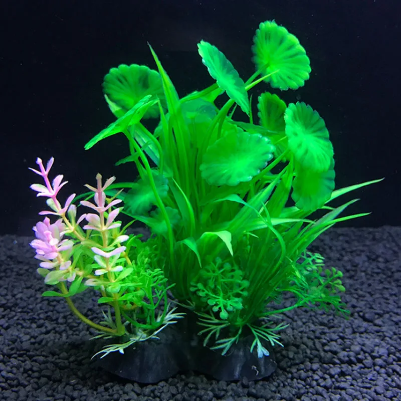 Aquarium Buatan Dekorasi Tanam - Aquarium Plant Live ulasan dan harga